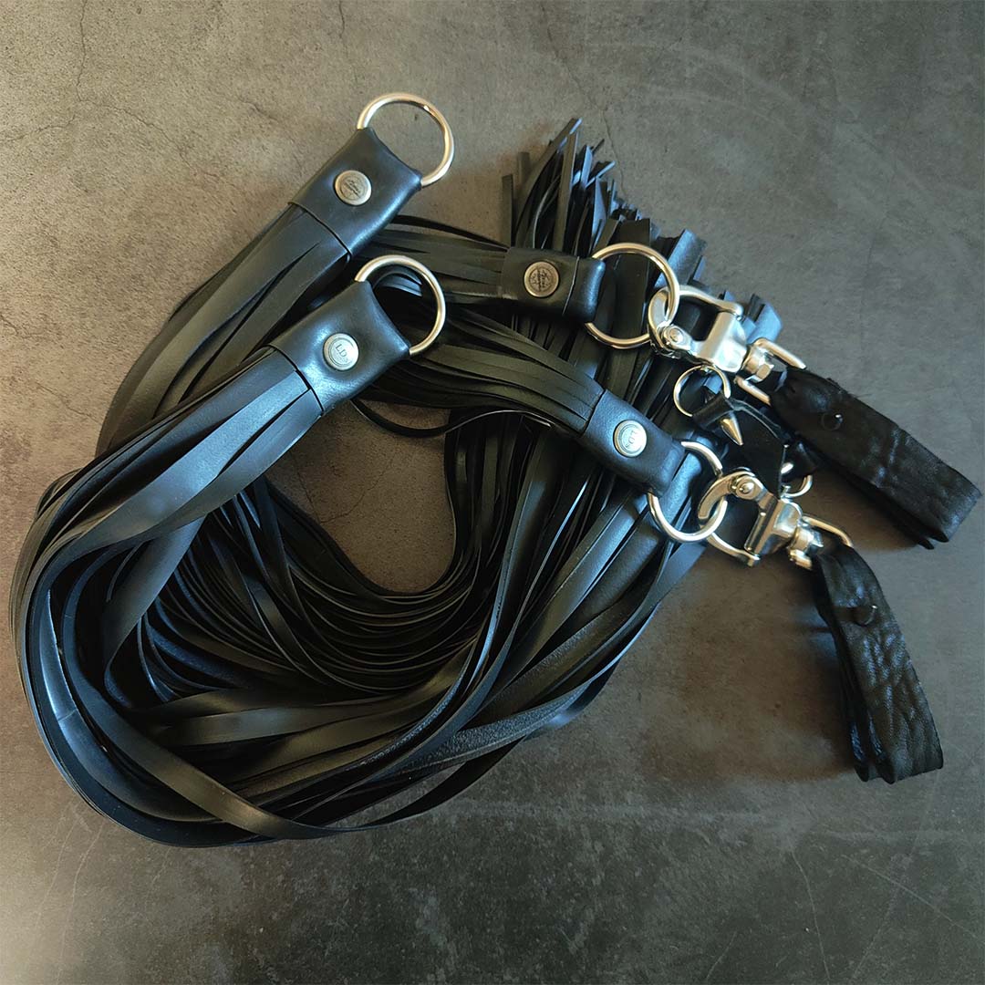 Pack de 4 martinet BDSM swing en chambre à air Fessée Artisanale en collaboration avec Le Diraison