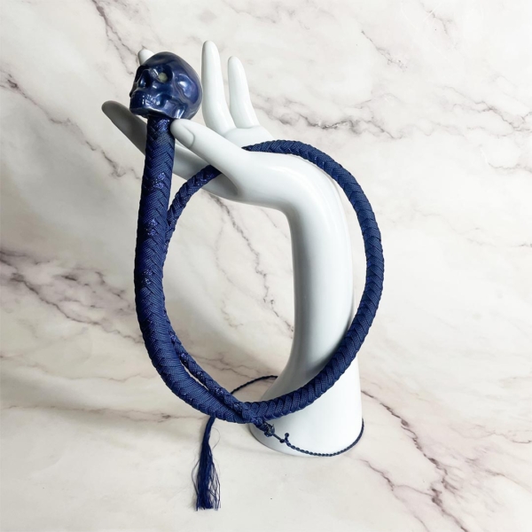 fouet_bdsm_paracorde_70cm_bleu_nuit_lediraison copie