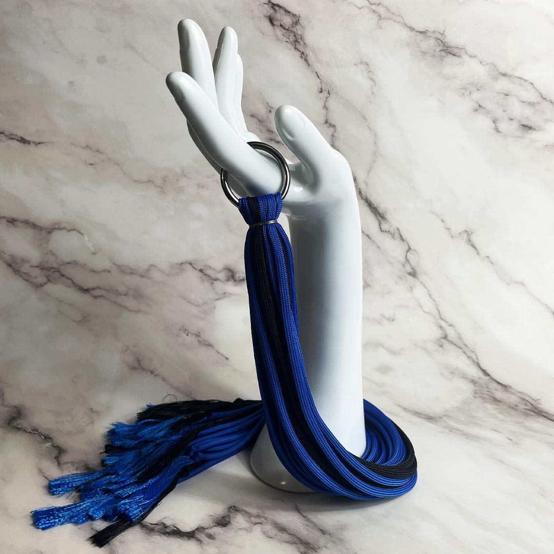 martinet_BDSM_paracorde_swing_leste_tchernobyl_bleu_electrique_et_noir_le_diraison copie